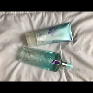 Crystal Kiss body spray and body lotion bundle